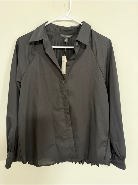 Banana Republic Tops - Banana Republic Black Long-Sleeve Button Down Shirt